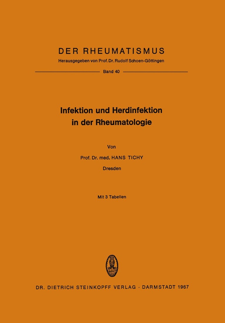 Infektion und Herdinfektion in der Rheumatologie