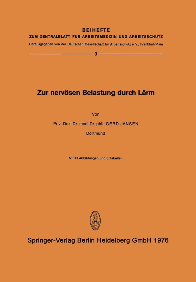 Zur Nervösen Belastung Durch Lärm