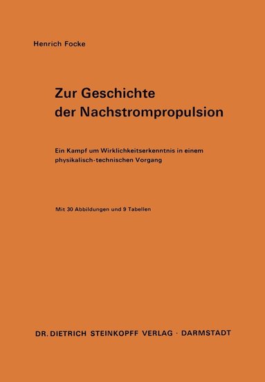 bokomslag Zur Geschichte der Nachstrompropulsion