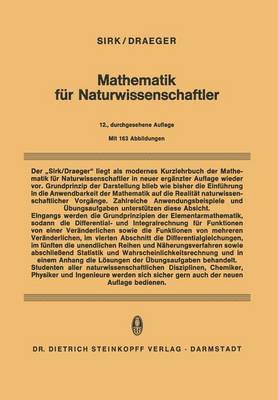 Mathematik fr Naturwissenschaftler 1