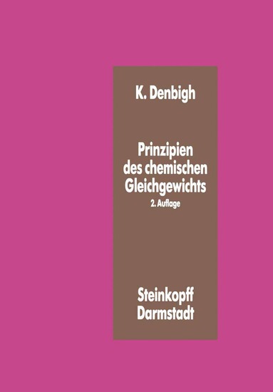 bokomslag Prinzipien des Chemischen Gleichgewichts