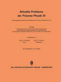bokomslag Aktuelle Probleme der Polymer-Physik III