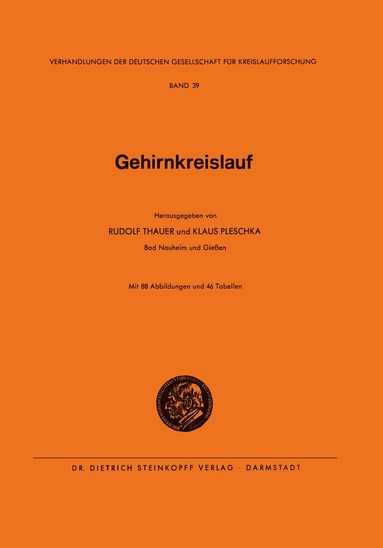 Rudolf Thauer, Klaus Pleschka, Rudolf Thauer, Klaus Pleschka - Gehirnkreislauf, Häftad