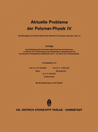 bokomslag Aktuelle Probleme der Polymer-Physik