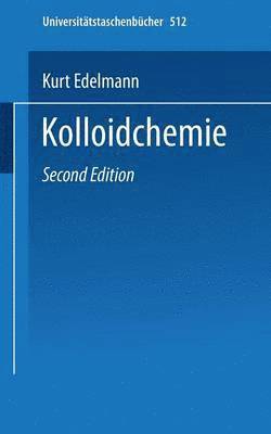 Kolloidchemie 1