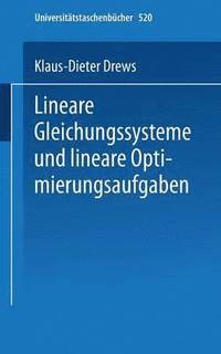 bokomslag Lineare Gleichungssysteme und lineare Optimierungsaufgaben