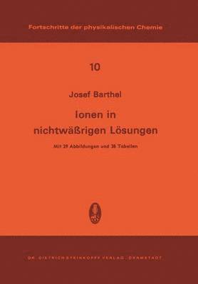 bokomslag Ionen in Nichtwssrigen Lsungen