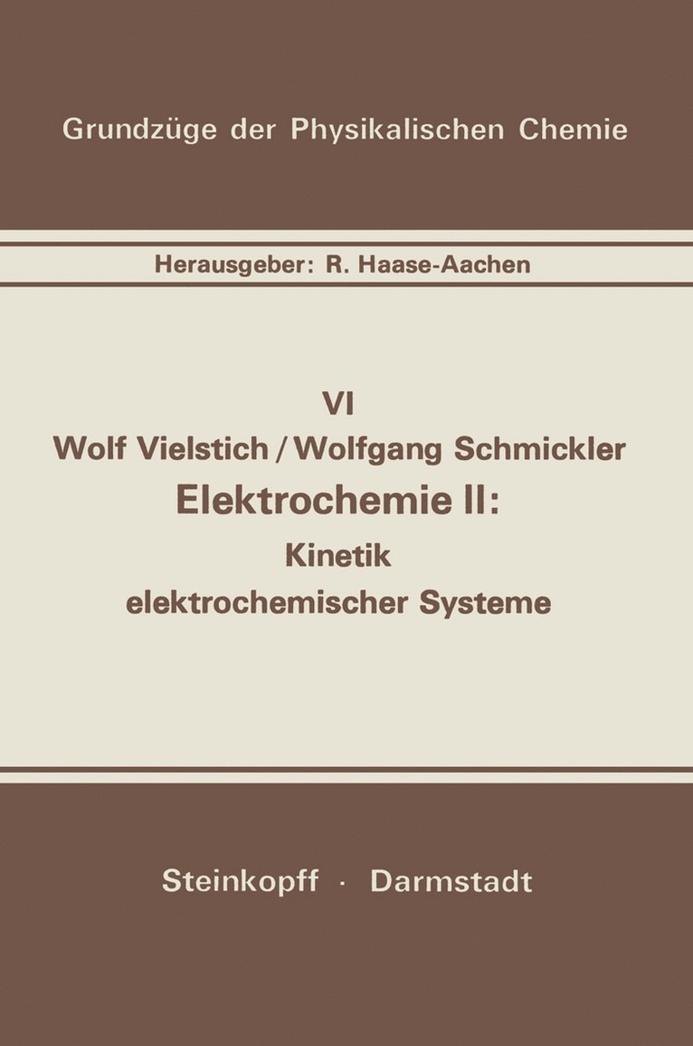 Elektrochemie II 1