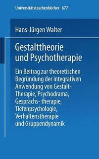 bokomslag Gestalttheorie und Psychotherapie