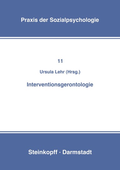 U. Lehr - Interventionsgerontologie, Häftad