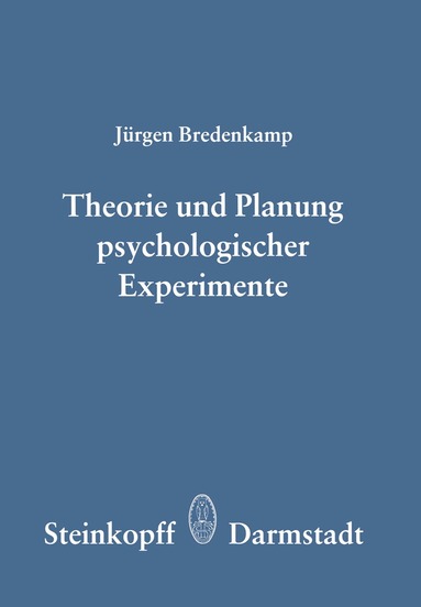 bokomslag Theorie und Planung Psychologischer Experimente