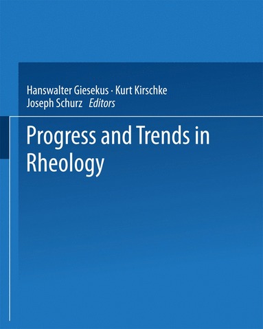 bokomslag Progress and Trends in Rheology