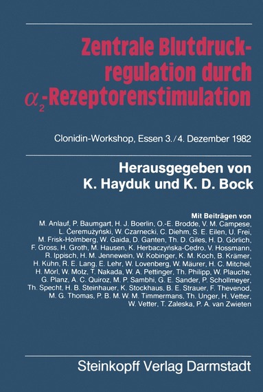 bokomslag Zentrale Blutdruckregulation durch ?2-Rezeptorenstimulation