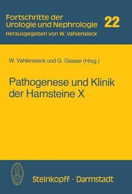 bokomslag Pathogenese und Klinik der Harnsteine X