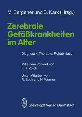 bokomslag Zerebrale Gefkrankheiten im Alter