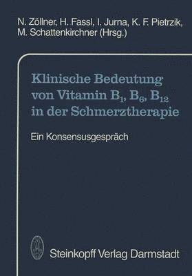 N. Zöllner, H. Fassl, I. Jurna, K.F. Pietrzik, M. Schattenkirchner, K. F. Pietrzik - Klinische Bedeutung von Vitamin B1, B6, B12 in der Schmerztherapie, Häftad