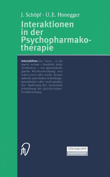 bokomslag Interaktionen in der Psychopharmakotherapie