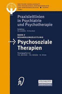 Behandlungsleitlinie Psychosoziale Therapien 1