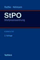 Henning Radtke, Olaf Hohmann - Strafprozessordnung. StPO, Inbunden