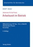 bokomslag Arbeitszeit im Betrieb