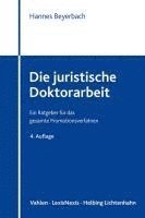 bokomslag Die juristische Doktorarbeit