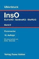 bokomslag Insolvenzordnung  Band 2: EuInsVO, SanInsKG (früher COVInsAG), StaRUG