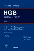 Volker Sander, Detlev Joost, Lutz Strohn, Dörte Poelzig - Handelsgesetzbuch  Bd. 2: §§ 343-475h, Transportrecht, Bank- und Kapitalmarktrecht, Inbunden