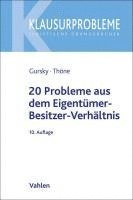 bokomslag 20 Probleme aus dem Eigentümer-Besitzer-Verhältnis
