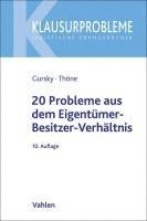 bokomslag 20 Probleme aus dem Eigentümer-Besitzer-Verhältnis