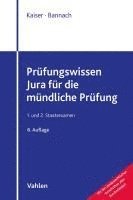 Prüfungswissen Jura für die mündliche Prüfung 1