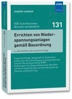 bokomslag Errichten von Niederspannungsanlagen gemäß Bauordnung