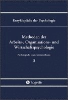 bokomslag Methoden der Arbeits-, Organisations- und Wirtschaftspsychologie (B/III/3)