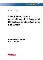 bokomslag Farr, Checkliste 8 (Anhang der GmbH), 8. A.