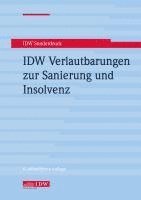 bokomslag IDW Verlautbarungen zur Sanierung und Insolvenz