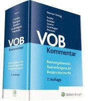 Horst Franke, Ralf Kemper, Christian Zanner, Matthias Grünhagen, Susanne Mertens - VOB Kommentar, Inbunden