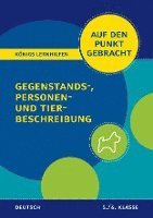 bokomslag Gegenstands-, Personen- und Tierbeschreibung für die 5. und 6. Klasse.