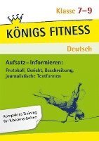 Aufsatz - Informieren: Protokoll, Bericht, Beschreibung, journalistische Textformen. Deutsch Klasse 7-9. 1