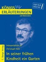 Interpretation zu Christoph Hein. In seiner frühen Kindheit ein Garten 1