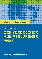 bokomslag Der Verbrecher aus verlorener Ehre. Königs Erläuterungen.