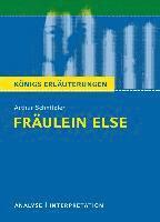 bokomslag Fräulein Else von Arthur Schnitzler. Königs Erläuterungen