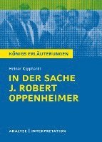 bokomslag In der Sache J. Robert Oppenheimer von Heinar Kipphardt