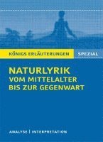 bokomslag Naturlyrik vom Mittelalter bis zur Gegenwart