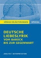 bokomslag Deutsche Liebeslyrik vom Barock bis zur Gegenwart