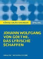 bokomslag Goethe. Das lyrische Schaffen. Königs Erläuterungen: