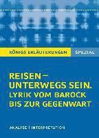 bokomslag Reisen - unterwegs sein. Lyrik vom Barock bis zur Gegenwart