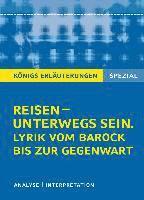 bokomslag Reisen - unterwegs sein. Lyrik vom Barock bis zur Gegenwart