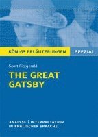 bokomslag The Great Gatsby von F. Scott Fitzgerald.