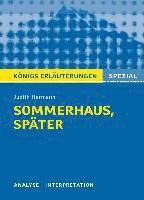 bokomslag Sommerhaus, später von Judith Hermann. Königs Erläuterungen Spezial