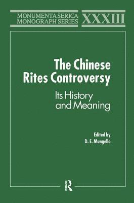 bokomslag Chinese Rites Controversy