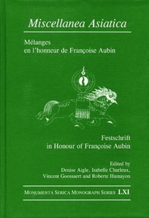 Denise Aigle, Isabelle Charleux, Vincent Goossaert - Miscellanea Asiatica, Inbunden